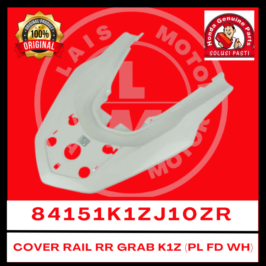 Cover Behel (Putih Glossy) K1Z PCX160 84151K1ZJ10ZR ORI AHM