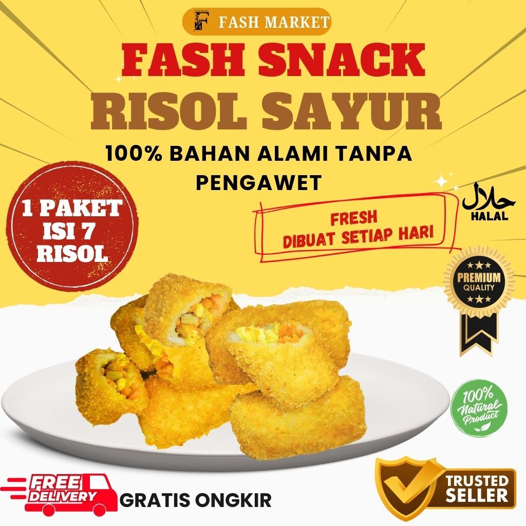 

Risol Sayur Frozen I isi 7
