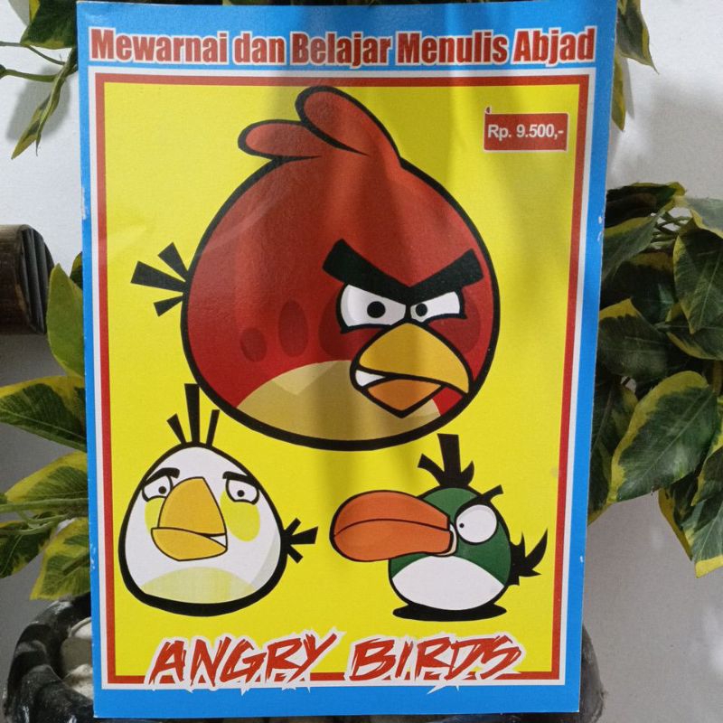 Buku Mewarnai Angry birds