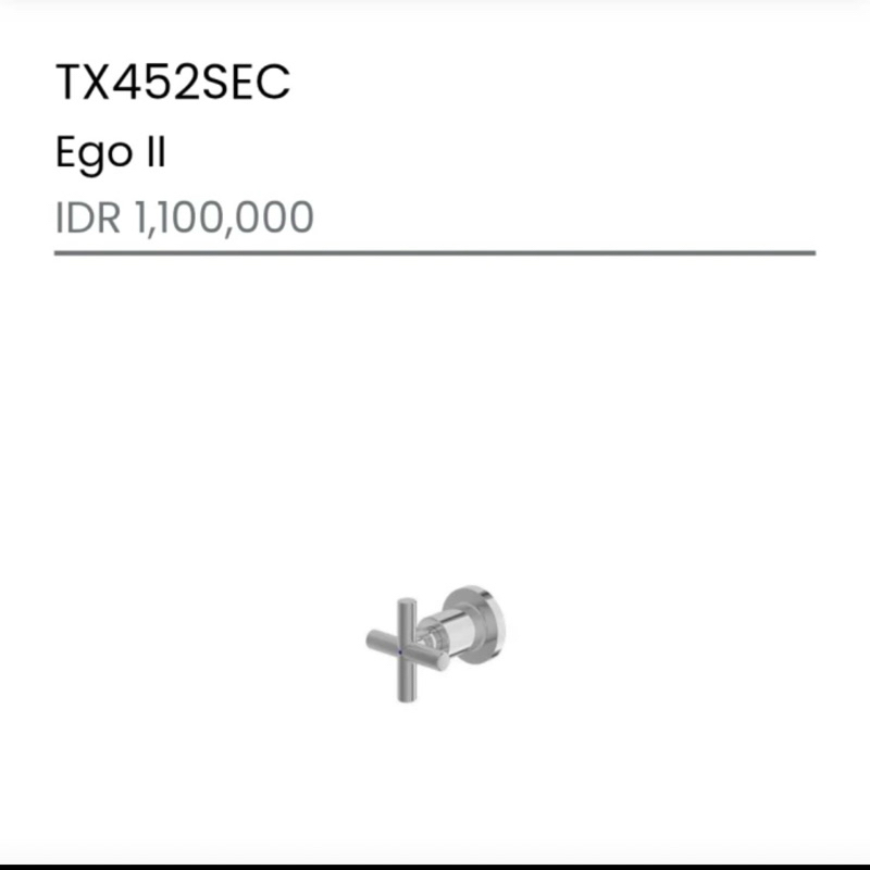 TOTO TX452SEC | KRAN TANAM TEMBOK SHOWER STOP KRAM TOTO TX452SEC ORIGINAL