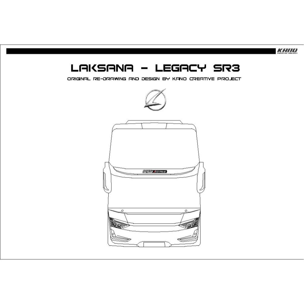 (READY - COD) POLA MINIATUR LEGACY SR3 - XHD ULTIMATE - LAKSANA - GAMBAR DETAIL
