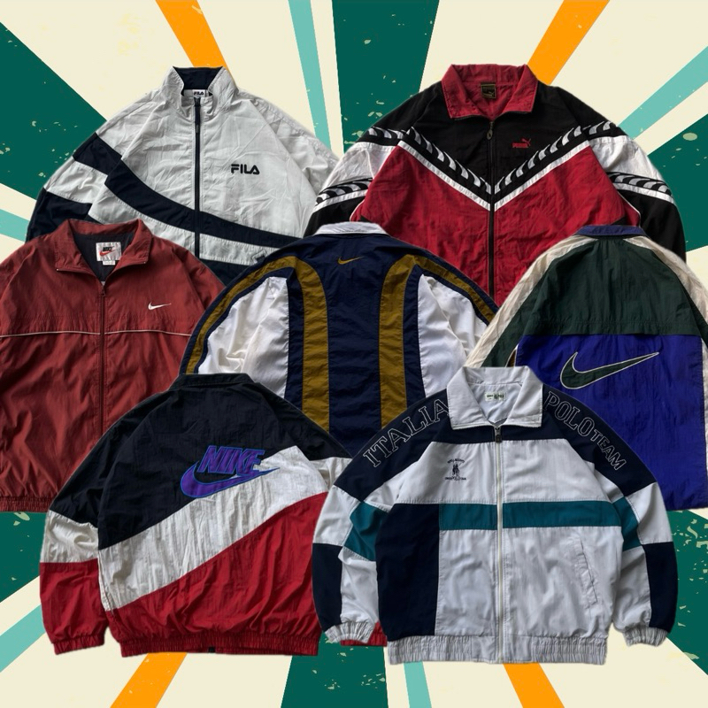 JACKET VINTAGE & WINDBREAKER COLORBLOCK