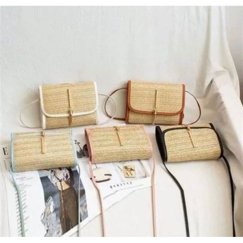 tas wanita / tas cewek / tas rotan / tas modis / tas perempuan / tas selempang wanita / slingbag / m