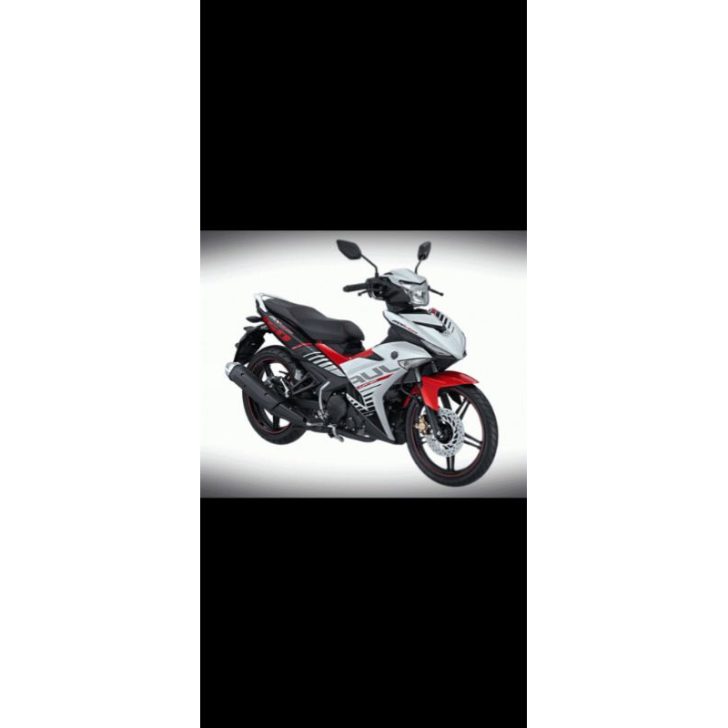 Body part Cover body Halus Yamaha MX king MX king 150 tanpa batok putih hitam list merah