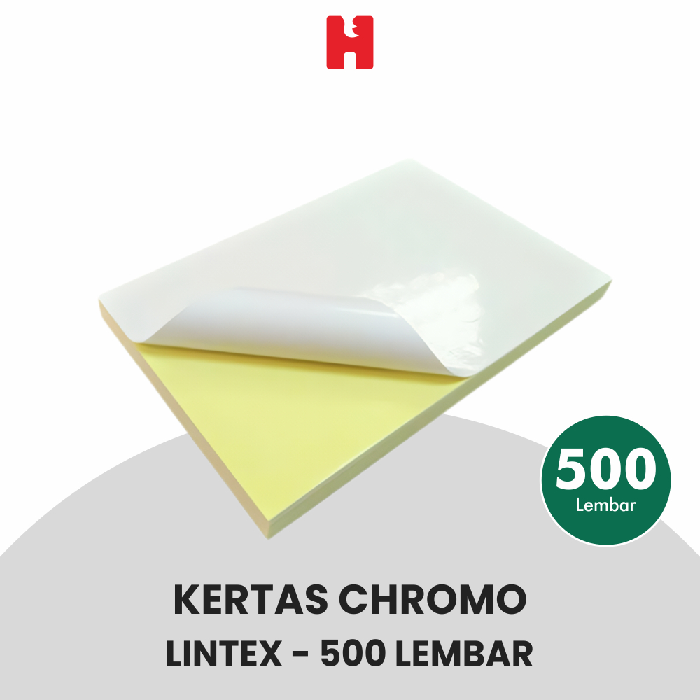 

Stiker Chromo/Kromo Merk Lintex - Isi 500 Lembar