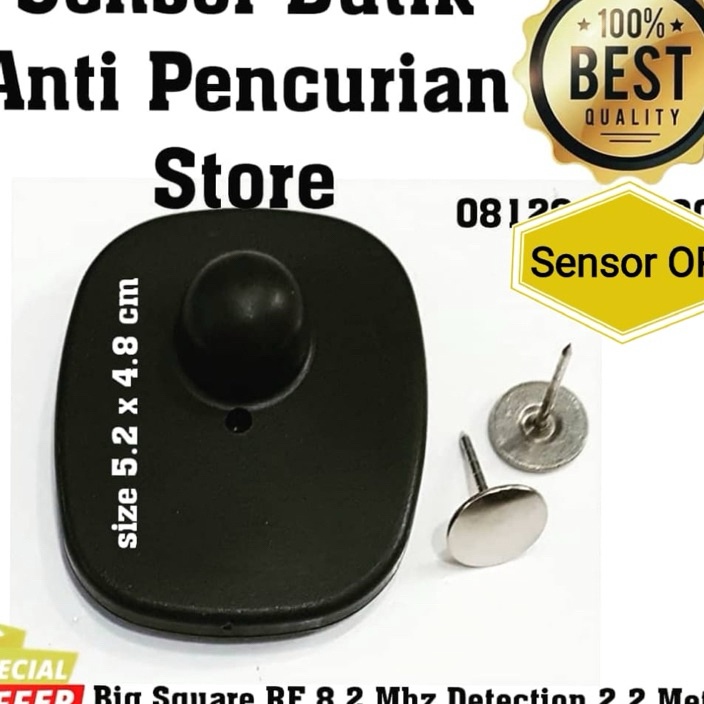 Bonus Sensor OP Tag RF 1 pcs bonus  deteksi 2 meter anti kemalingan