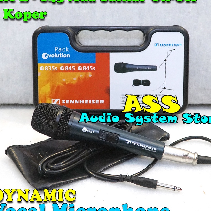 Sale Mic Kabel E 845 Ada Saklar  Microphone Cable SENNHEISER E835 Tanpa OnOff  Mic Dynamic E835 E845