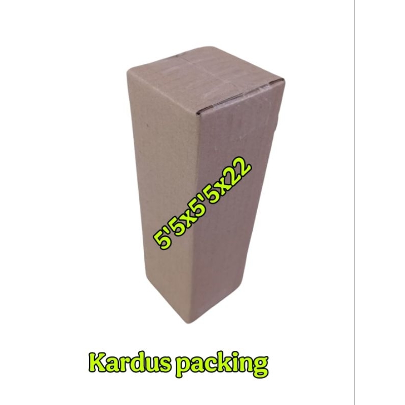 

kardus packing UK 5'5x5'5x22 kardus kecil