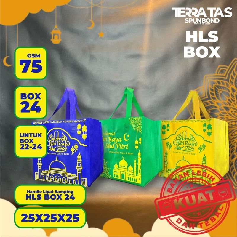 

Special Edition Hari Raya Idul Fitri Ramadhan Goodie Bag Tas Spunbond 75 GSM 25x25x25 Untuk Box 22-24