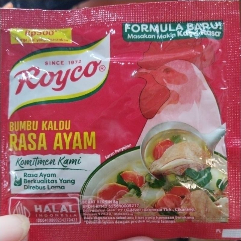 

Royco Penyedap Rasa Sapi dan Ayam 8 gram 1 pcs