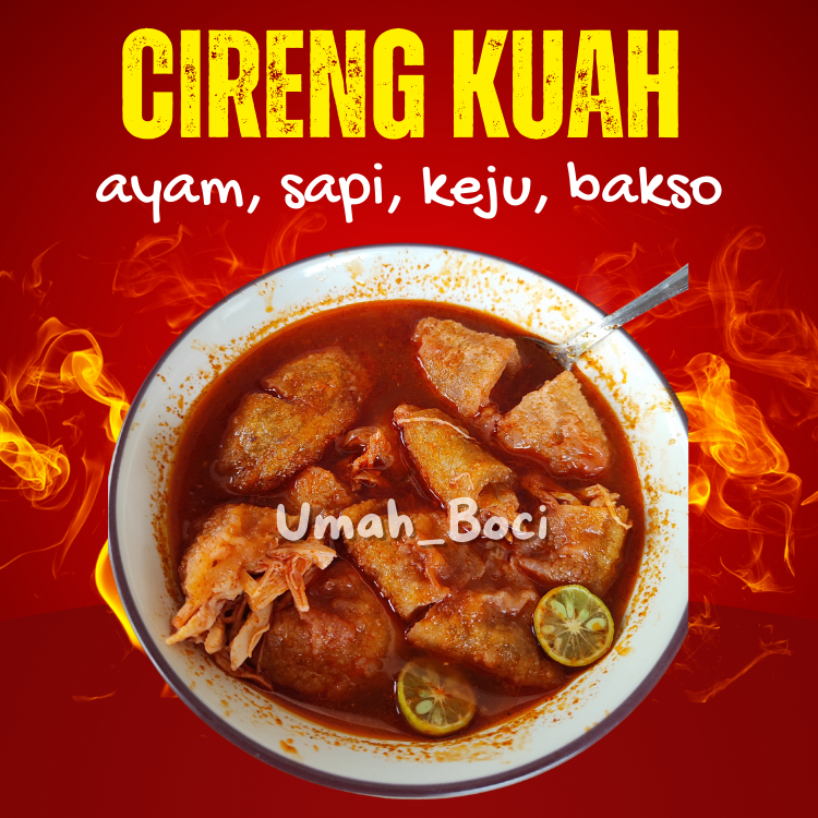 

Cireng Kuah Isian Ayam | Sapi | Keju | Baso isi 5 PCS