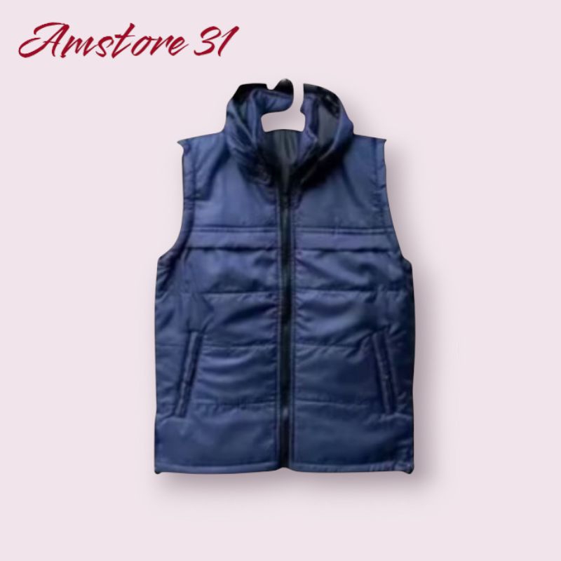 jaket rompi parasut / jaket rompi anti angin / jaket rompi pria dan wanita / jaket rompi casual