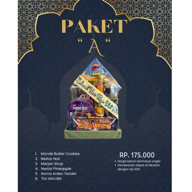 

Parcel Lebaran/ Hampers Lebaran/ Parcel Snack Paket A