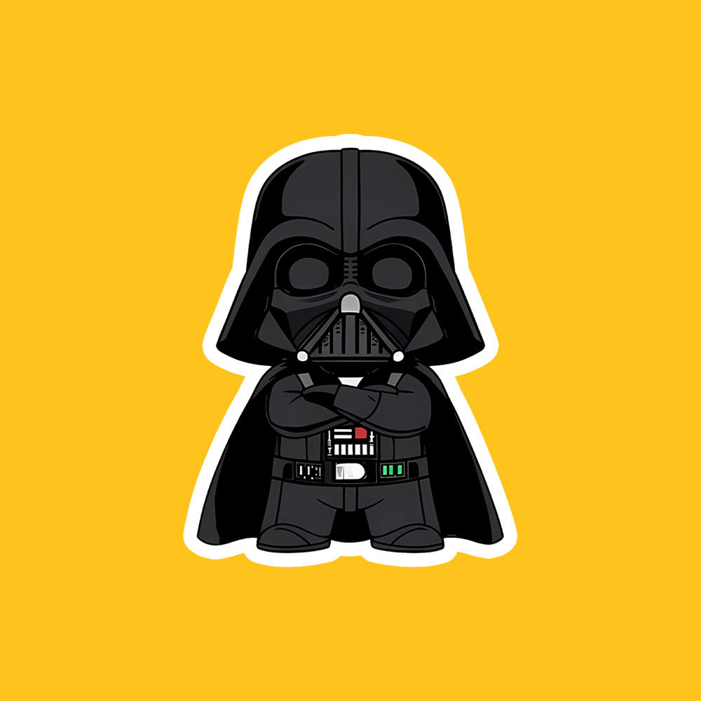 

Darth Vader Chibi - Vinyl Sticker Waterproof