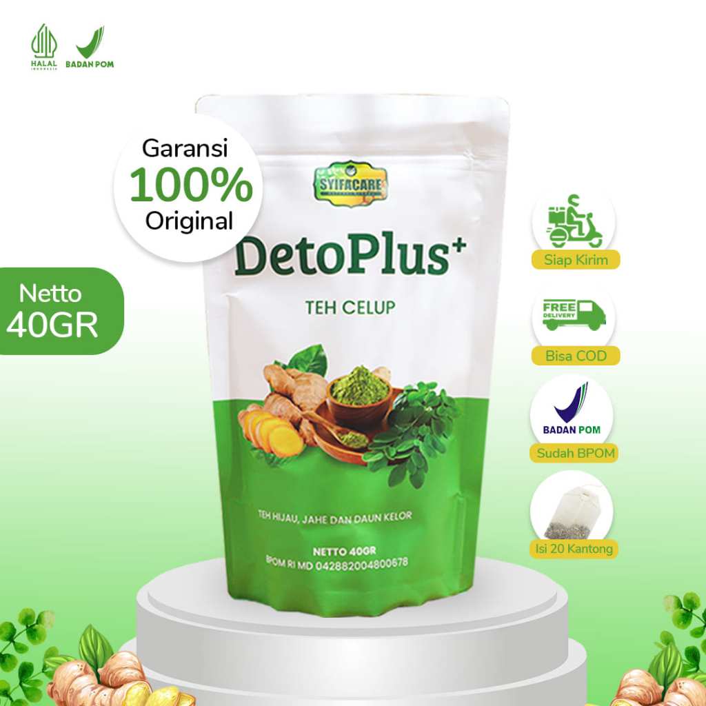 

Teh Detoplus Syifacare BPOM Teh Herbal Diet & Detox untuk Kesehatan Pencernaan