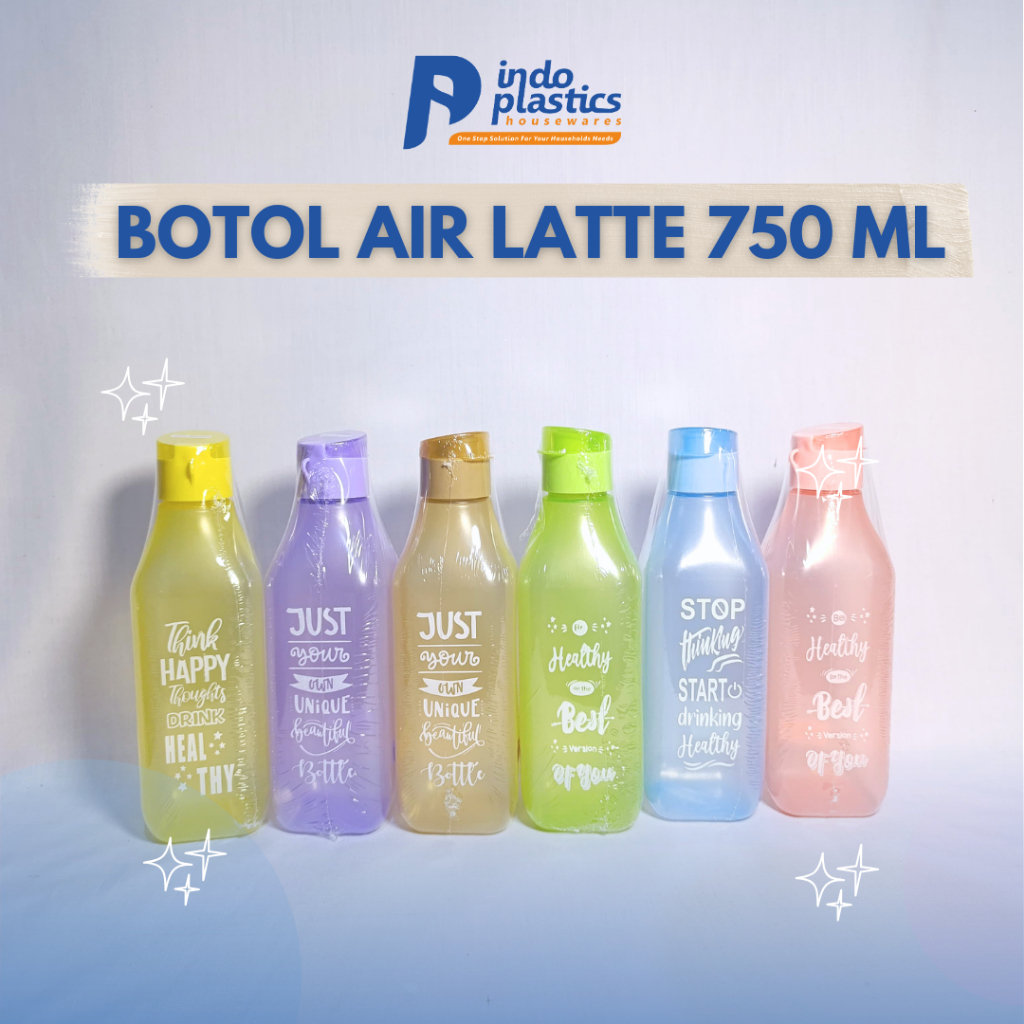 Botol/Wadah Flip Air Latte 750 ML Viola/Botol Minum Murah/Souvenir Ulang Tahun