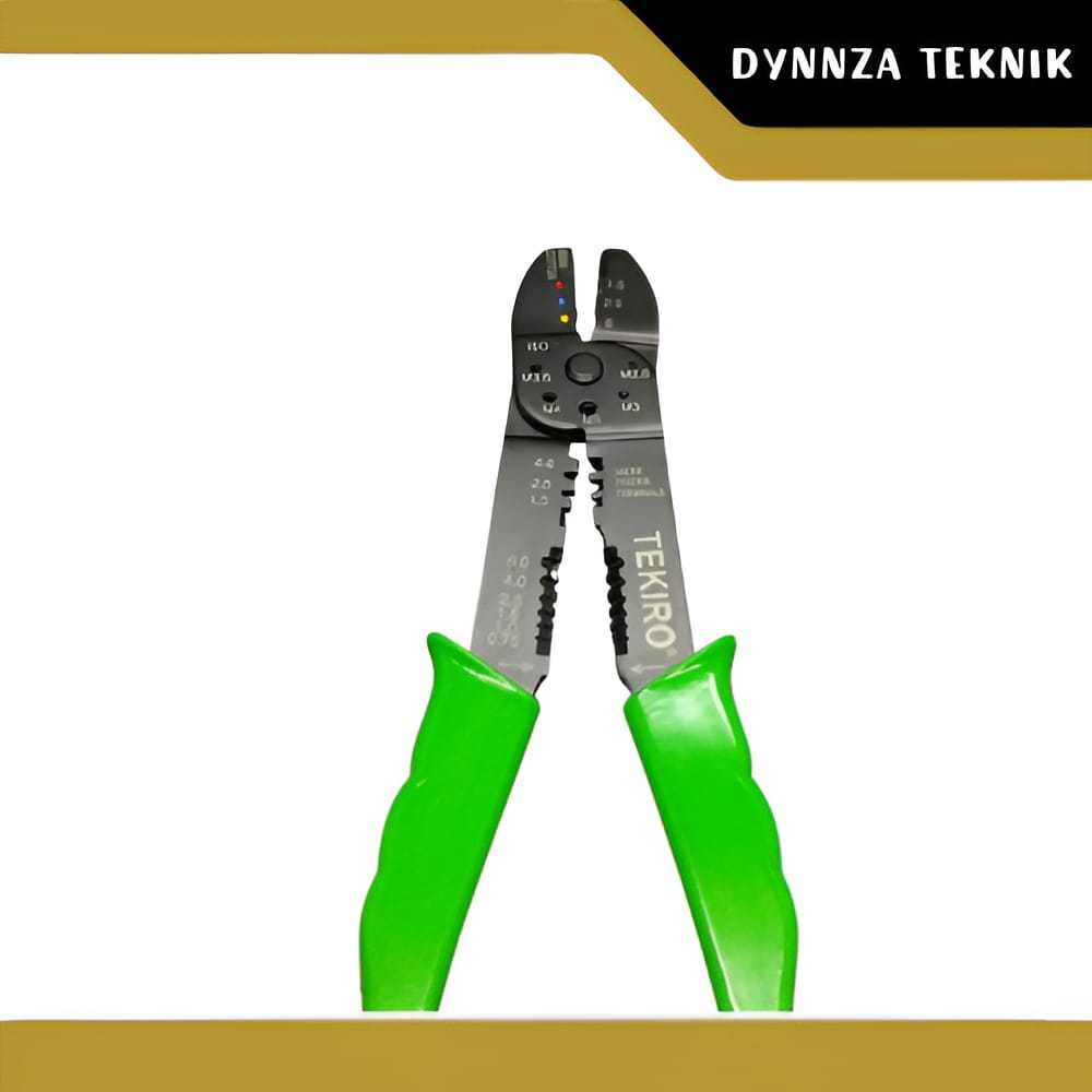 Tang Crimping TEKIRO 9"/Tang Skun Kabel 9"/Tang Pengupas Kabel 9 Inci TEKIRO