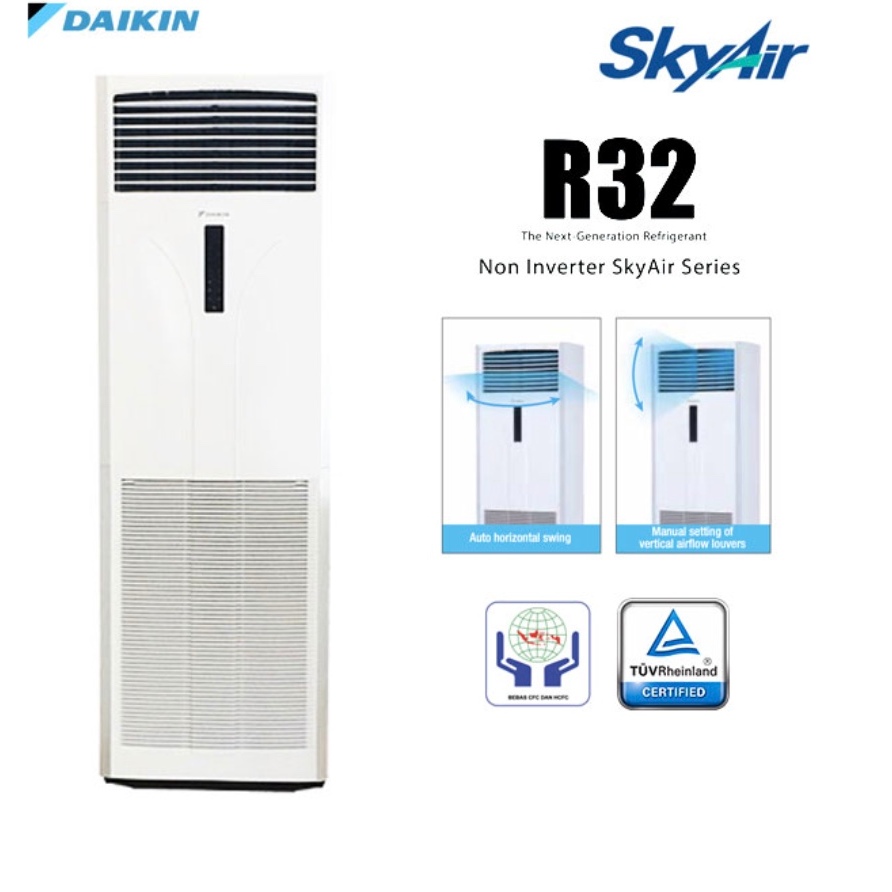 Daikin AC Floor Standing Standard Malaysia 5 PK ( Remote Wired ) ( 3 Phase ) - FVC125AV14 + RC125AY1