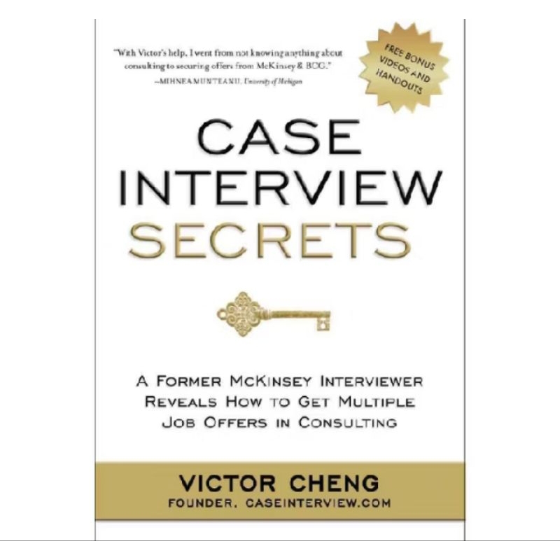 

BUKU CASE INTERVIEW SECRETS