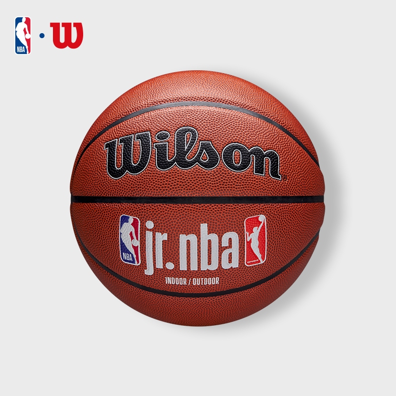 WILSON JR NBA FAM LOGO Bola Basket Size 7 Indoor/Outdoor Basketball - WZ2018401XB