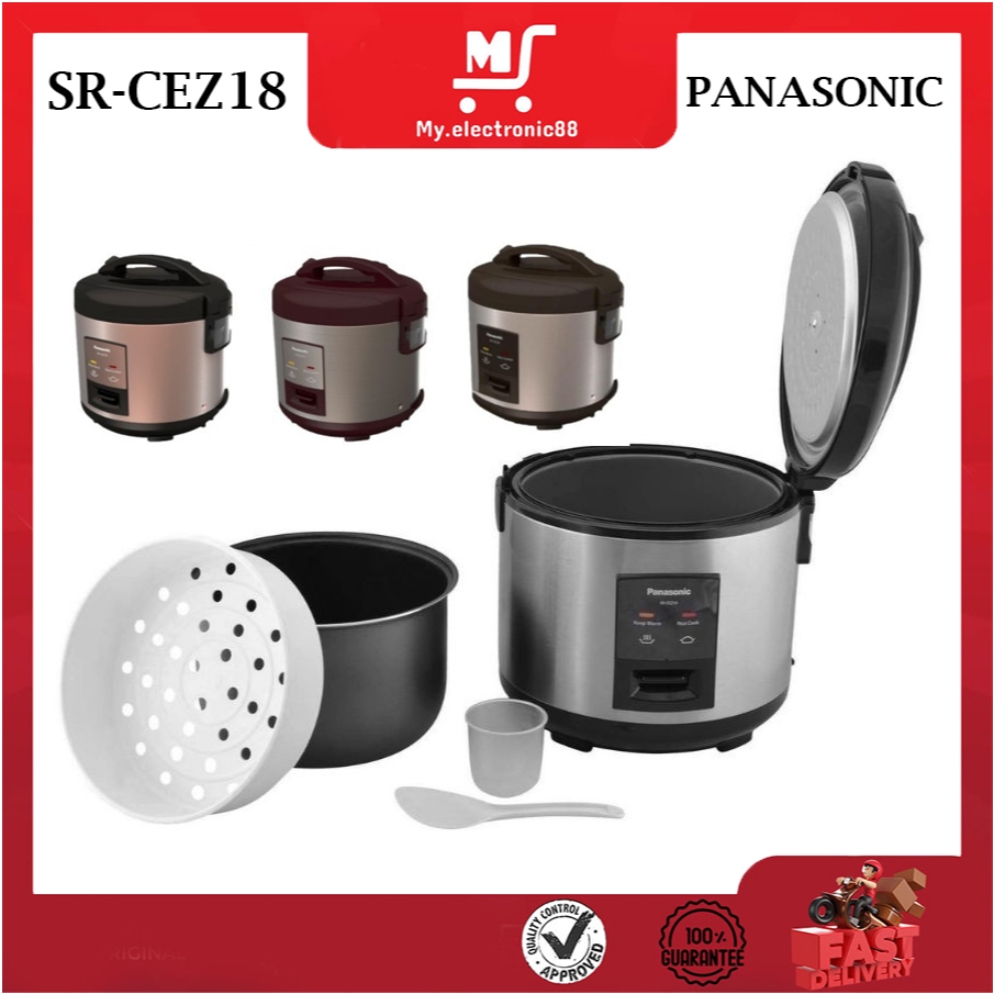 RICE COOKER PANASONIC STANLESS ( SR-CEZ18 )