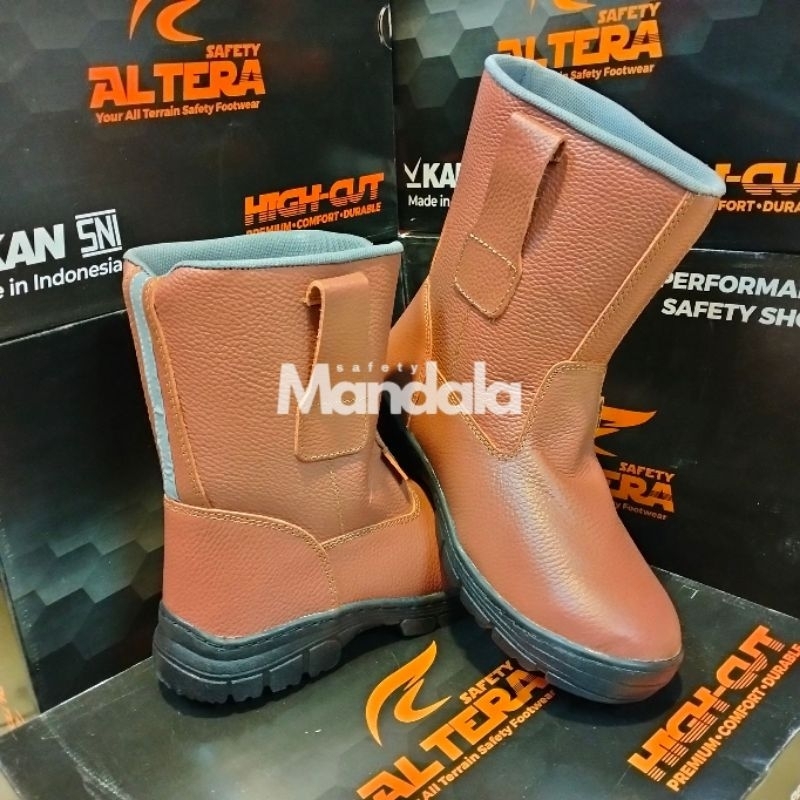 Safety Altera Niagara Original 100% / Sepatu Kerja Safety Altera Niagara Brown Original Berkualitas