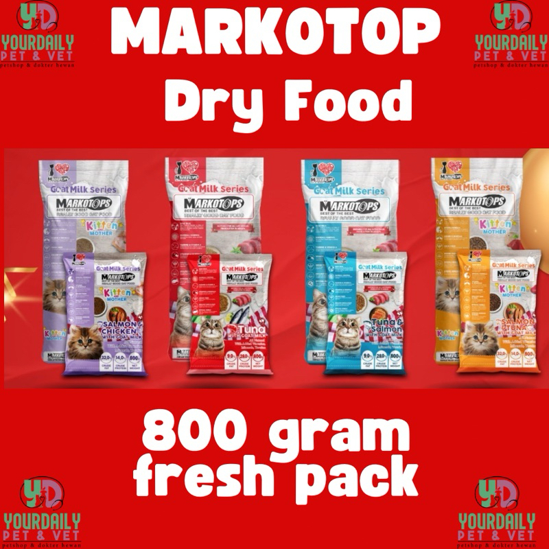 Markotop dry food - makanan kucing cat food freshpack