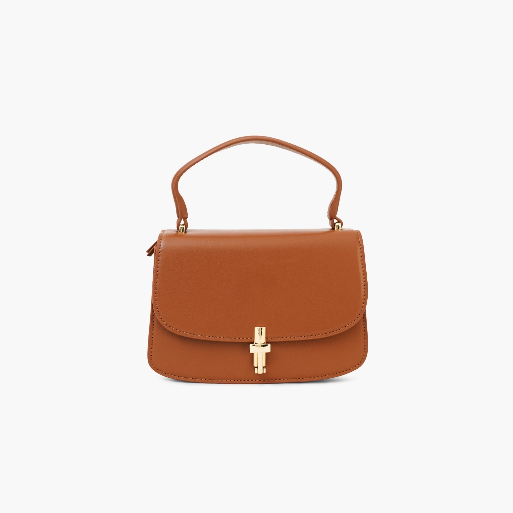 Queensland Buckled Hand Bag Tas Wanita I31000147Q Cokelat