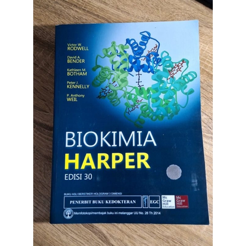 [PRELOVED] Buku Kedokteran Biokimia Harper Edisi 30 ORIGINAL 100%