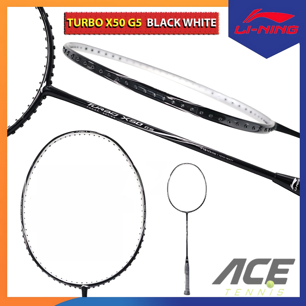 Raket Bulutangkis Lining Turbo X 50, 60, 70 G5