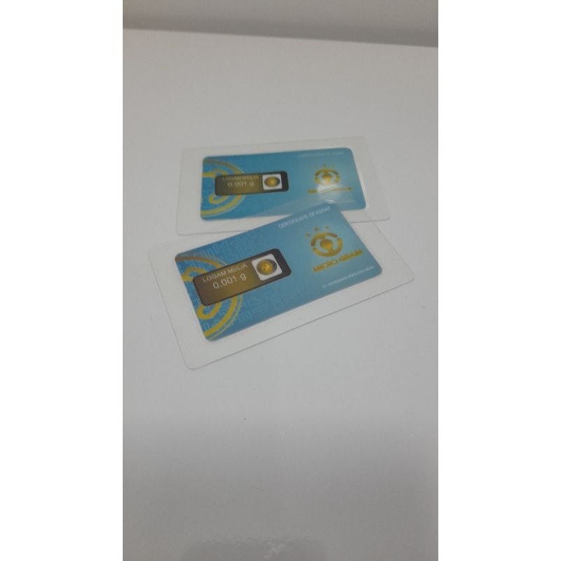 logam mulia 0,001 gram / microgram gift