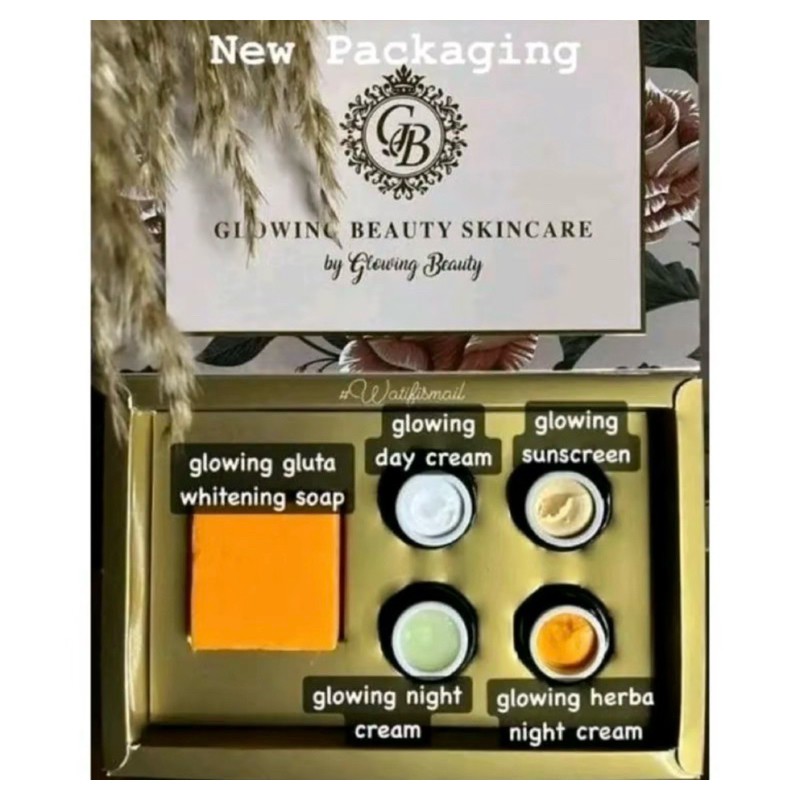 gb skincare original Malaysia 5in1 glowing beauty