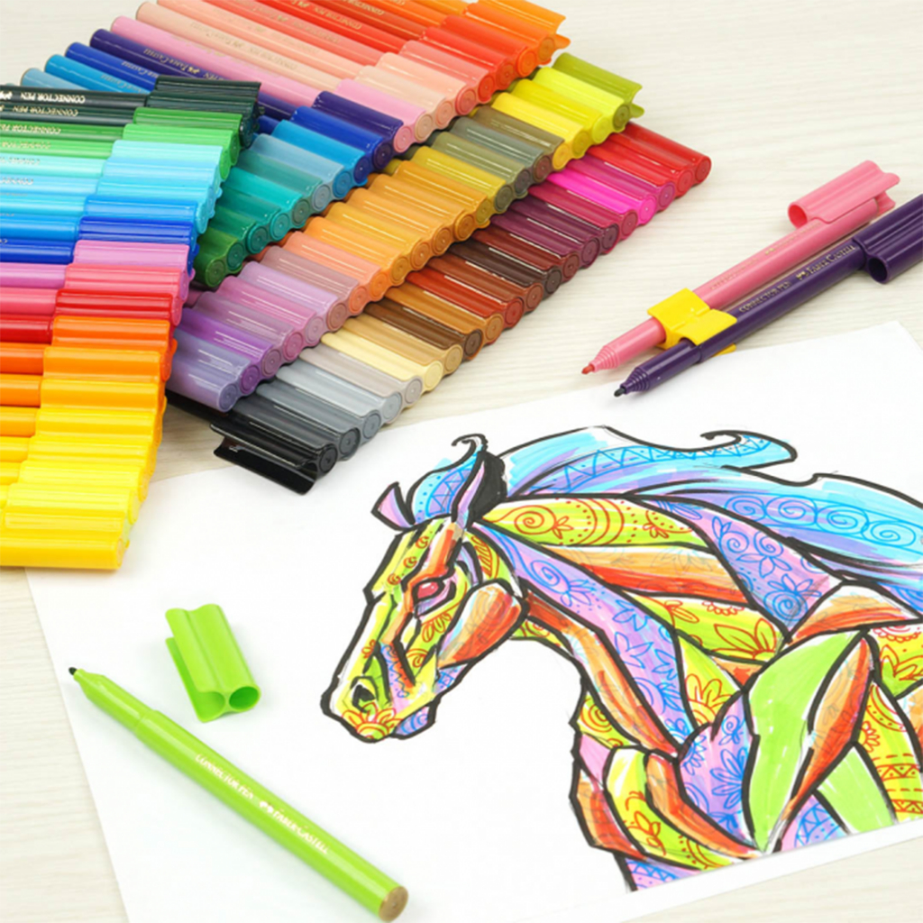 

mdn Konektor Pen Faber Castell Spidol Warna 30 Gift Set / Connector Pen 30 Gift Pack