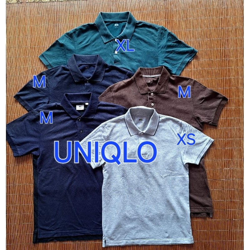 UNIQLO Baju Kaos Krah Polo Shirt Pria Airism Dryex TOMAS MAIER Theory Dry Engineered Garments