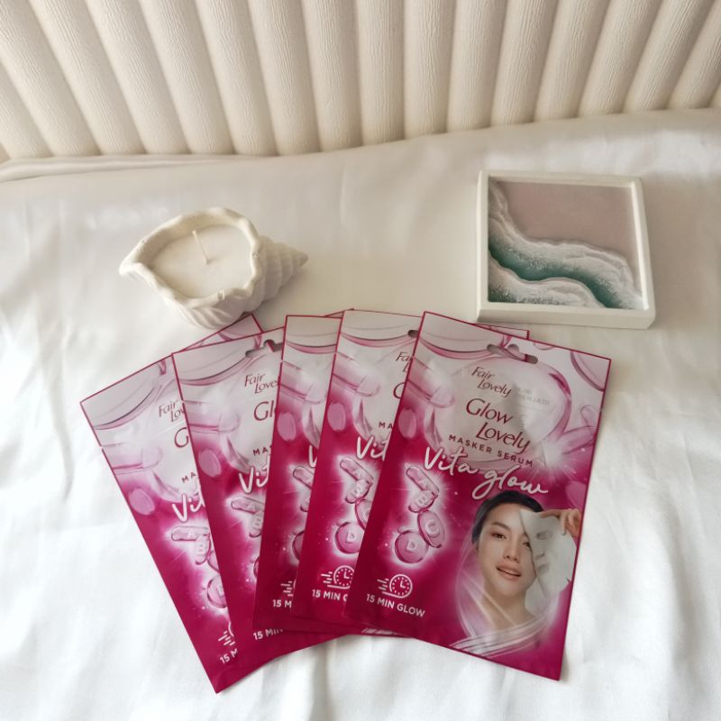 Fair & Lovely Masker Serum Vita Glow 20 gr, Masker wajah fair and lovely, serum wajah