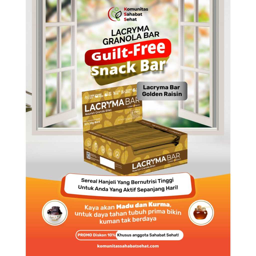

Lacryma Bar Nourish Granola Bites Golden Raisin (Original)