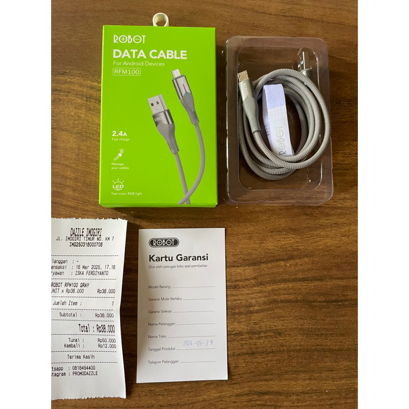 Kabel USB Android merk Robot