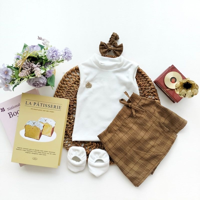 ALENAA ONE SET BAYI PEREMPUAN LUCU USIA 3 6 12 BULAN