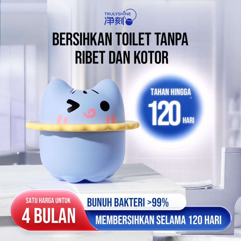 Pembersih Toilet Otomatis Model Kucing trulyshine