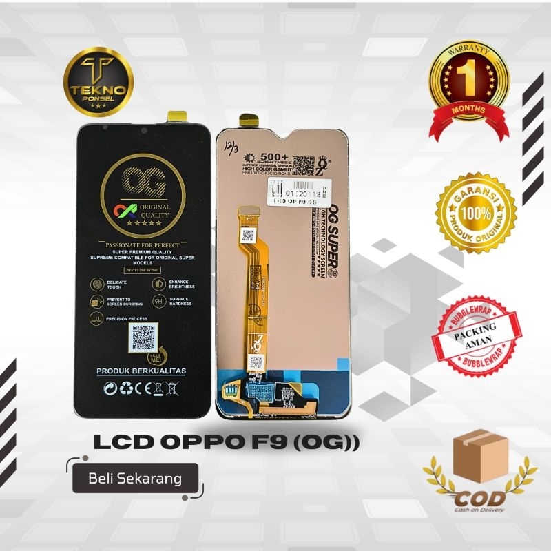 LCD UNIVERSAL OPPO F9(OG) ORIGINAL 100% FULLSET