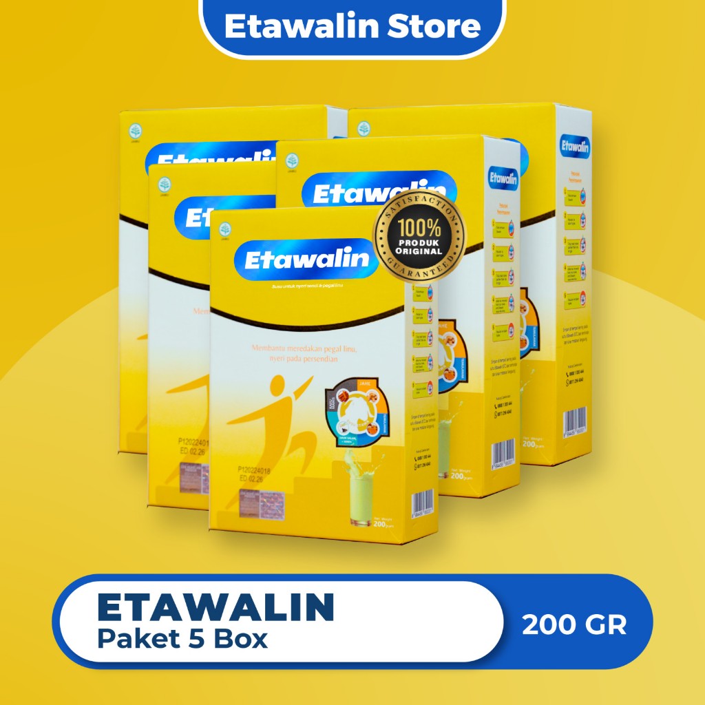 

Etawalin Original Susu Etawa Nyeri Sendi 5 Box