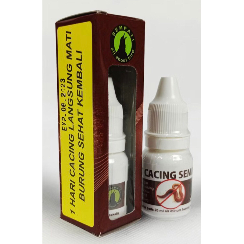 SEMPATI OBAT CACING SEMPATI MENGOBATI BURUNG SAKIT CACING KURUS LESU UNTUK MURAI KACER LOVEBIRD ANIS