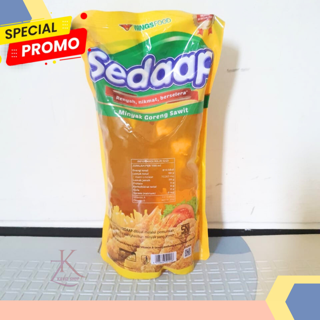 

Minyak Goreng Sedaap 1 Liter Pouch