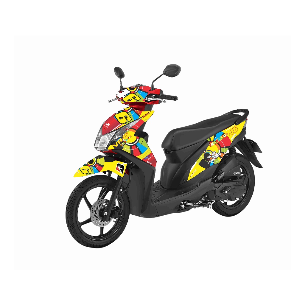 DECAL FULL BODY BEAT FI VR-46, STRIPING FULL BODY BEAT FI VR-46