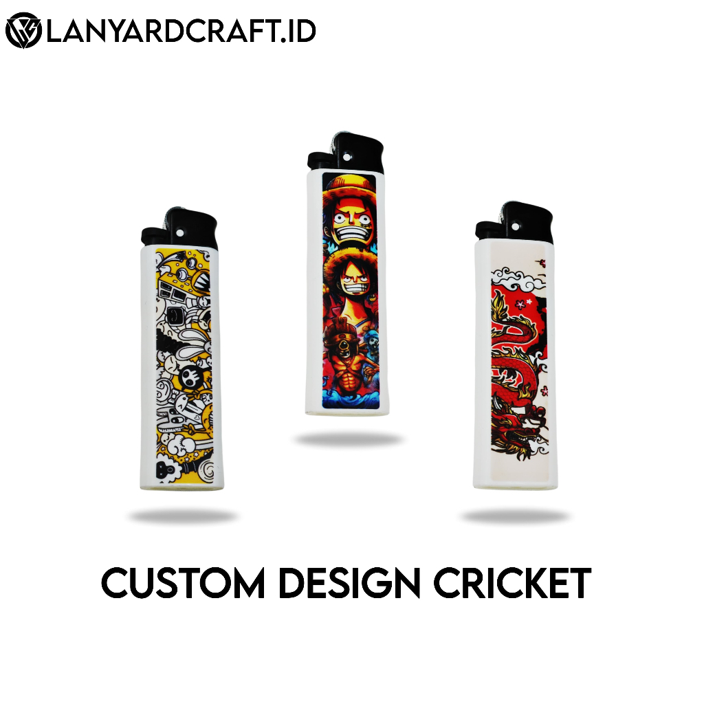 Korek api custom / Korek api cricket original / Cetak Print UV