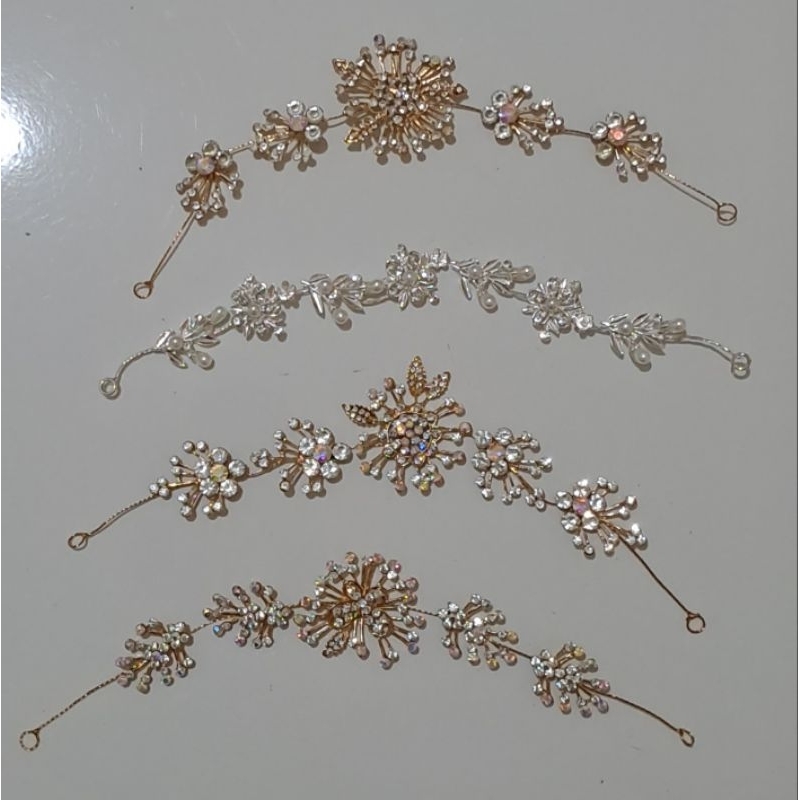 Headpiece hairpiece rambut hiasan kepala asesories rambut hiasan hijab hairpiece permata