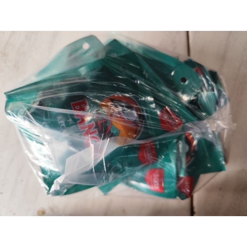 

Kecap bango 1paket isi 10 berat 77gr.