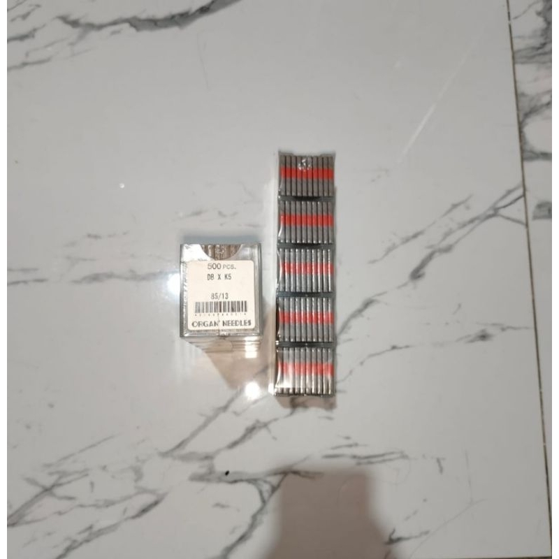 Jarum organ DB X K5 No.13, isi 10 bungkus, untuk mesin Bordir komputer