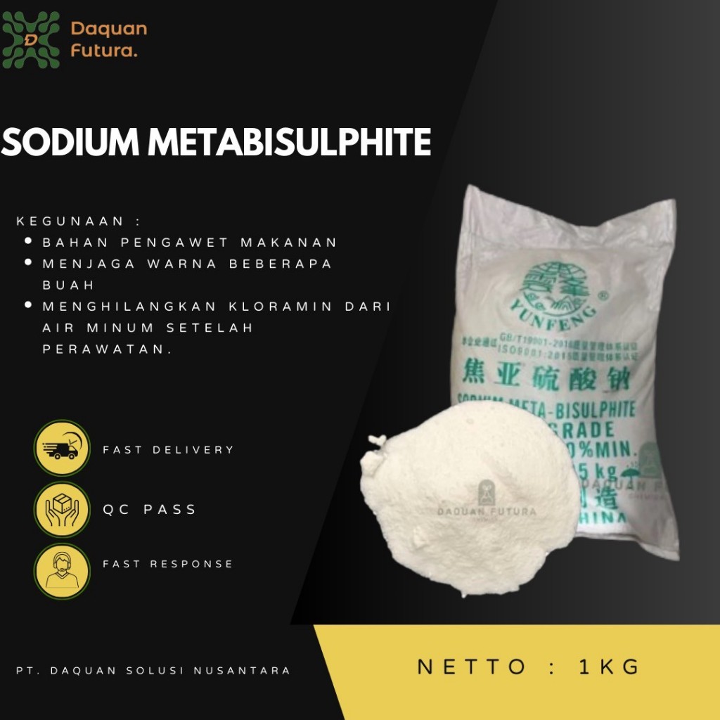 

Sodium Metabisulphite 25KG Food Grade METABISULFITE METABISULFIT 25KG