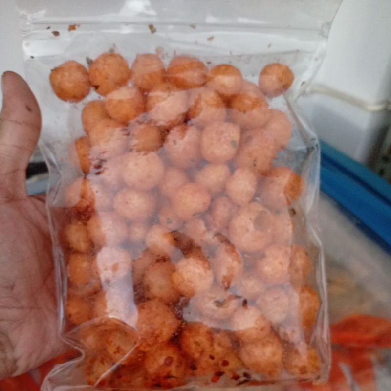 

Snack cimol pedas gurih UK 100 gr